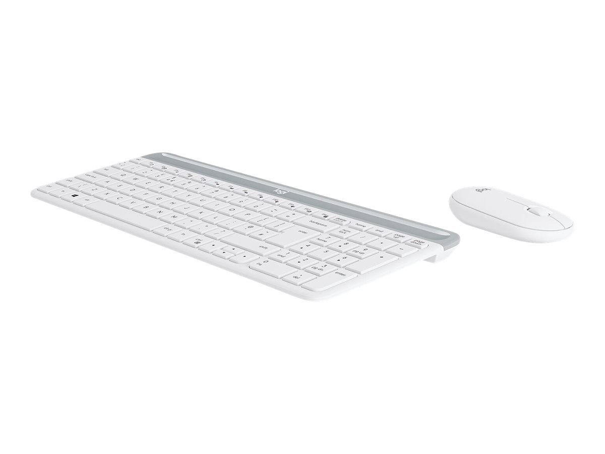 Logitech MK470 teclado Rat�n incluido Universal RF inal�mbrico QWERTY Ingl�s del Reino Unido Blanco