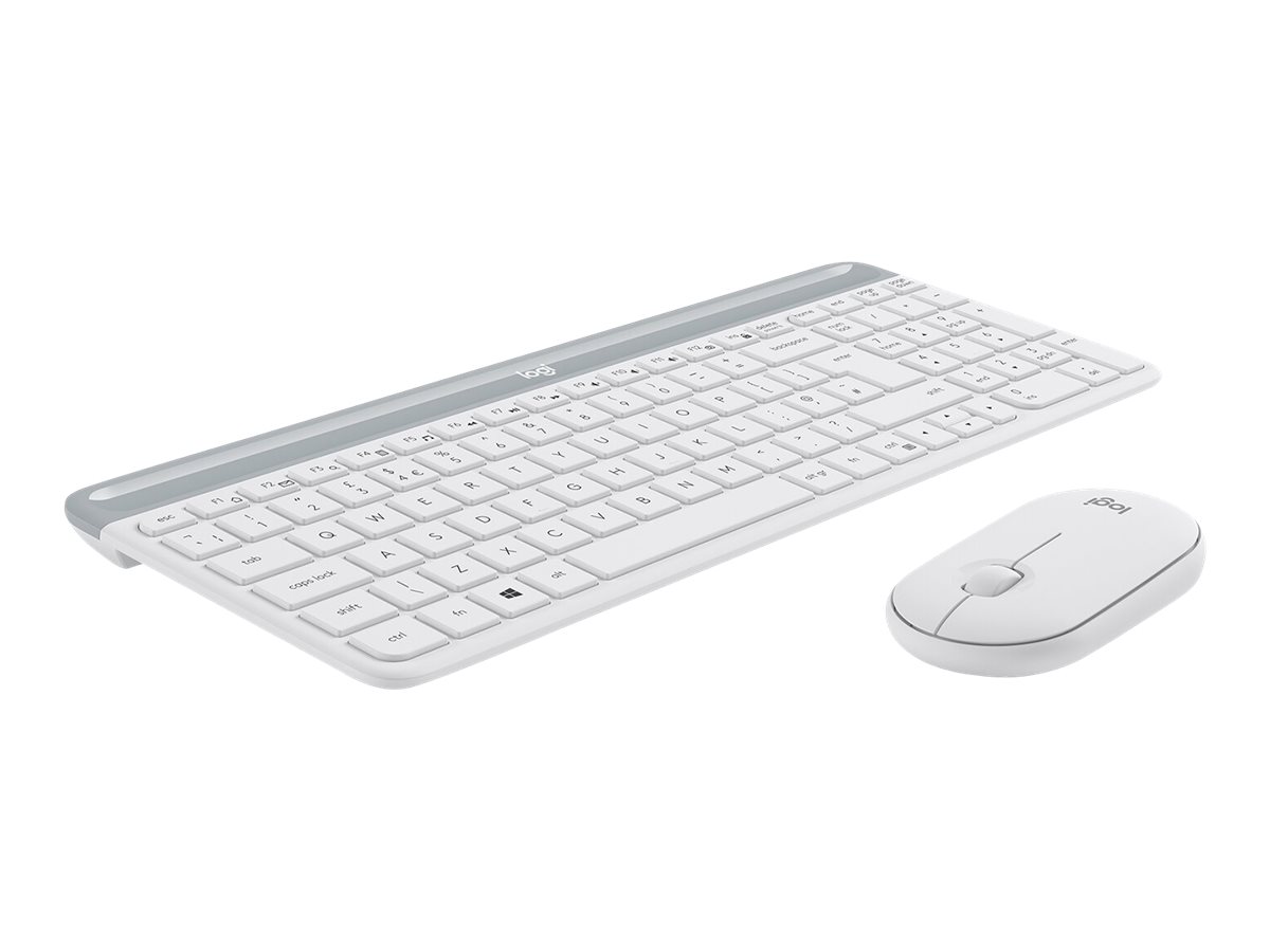 Logitech MK470 teclado Rat�n incluido Universal RF inal�mbrico QWERTY Ingl�s del Reino Unido Blanco