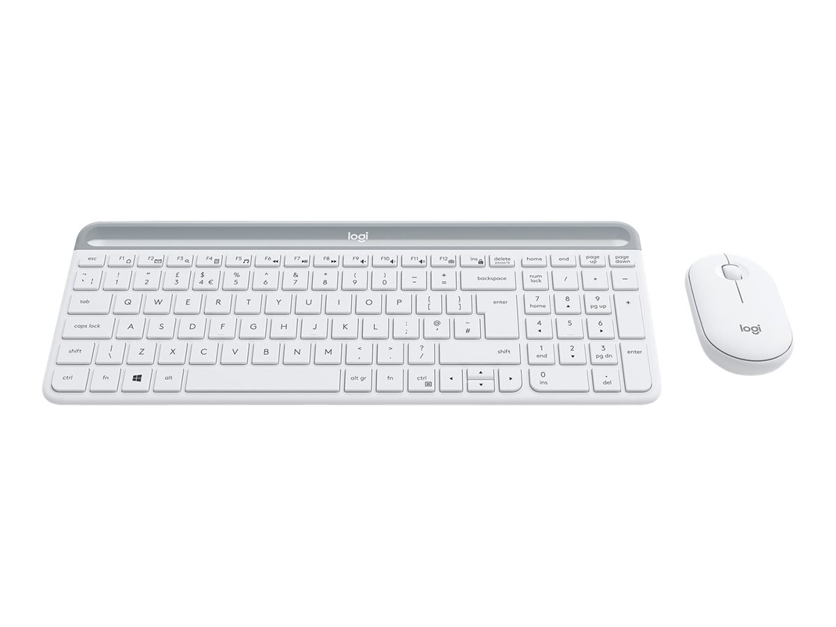 Logitech MK470 teclado Rat�n incluido Universal RF inal�mbrico QWERTY Ingl�s del Reino Unido Blanco