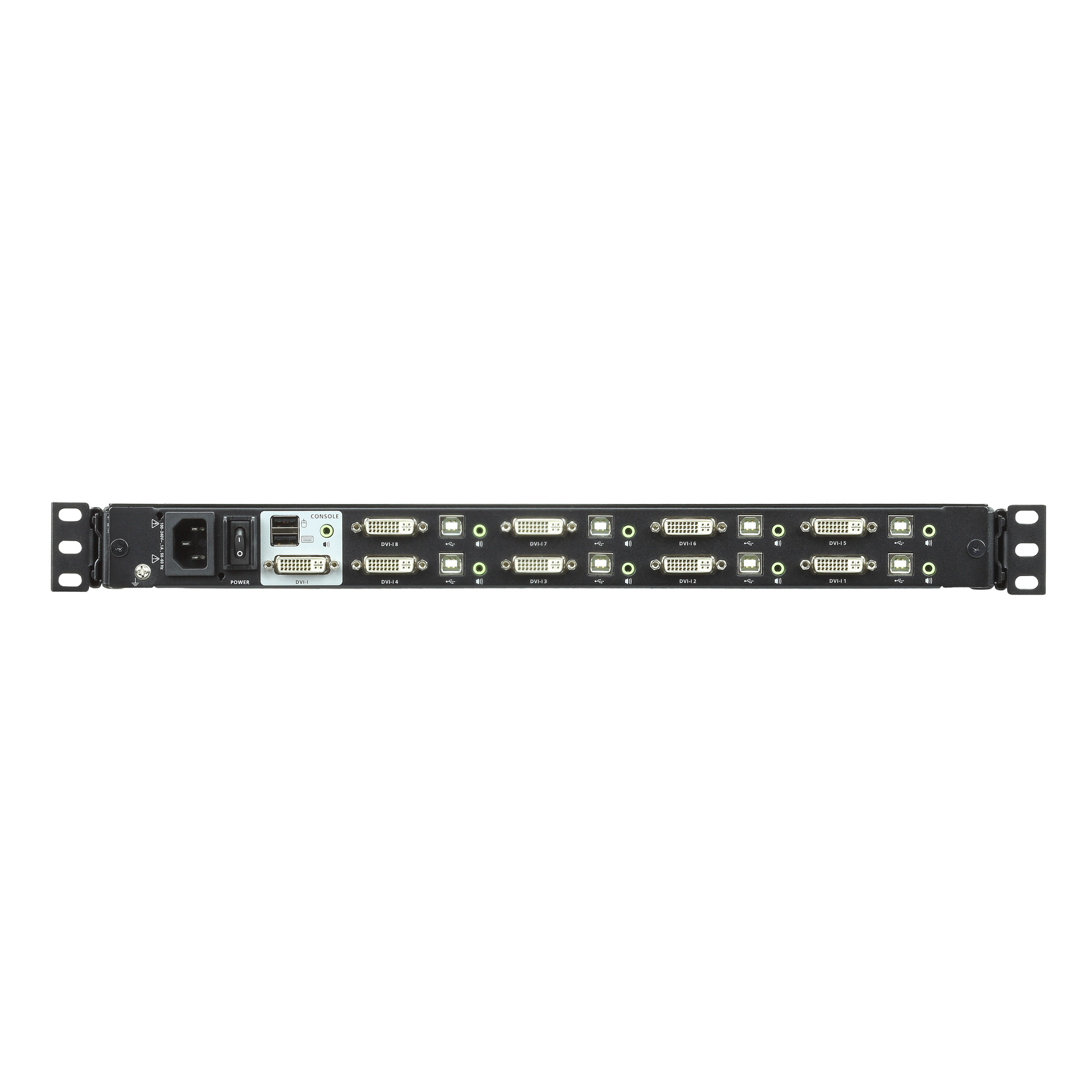 ATEN CL6708MW - KVM-Konsole mit KVM-Switch - 8 Anschl�sse - USB - Schweizer - 43.9 cm (17.3)