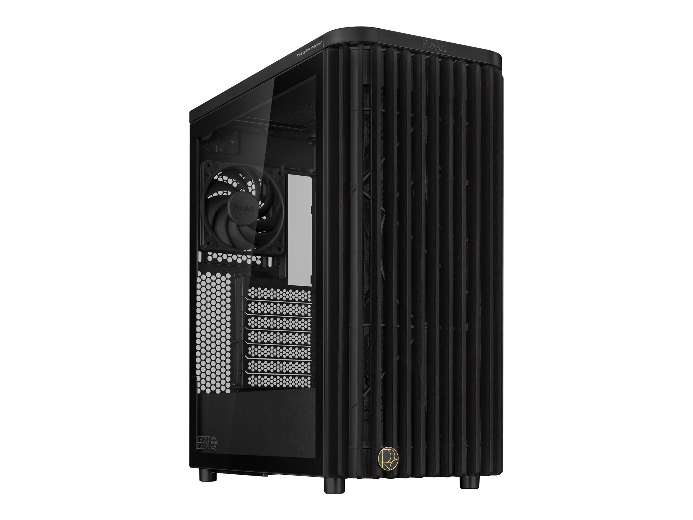 ASUS ProArt PA401 - Wood Edition - Tower - ATX - Seitenteil mit Fenster (geh�rtetes Glas)
