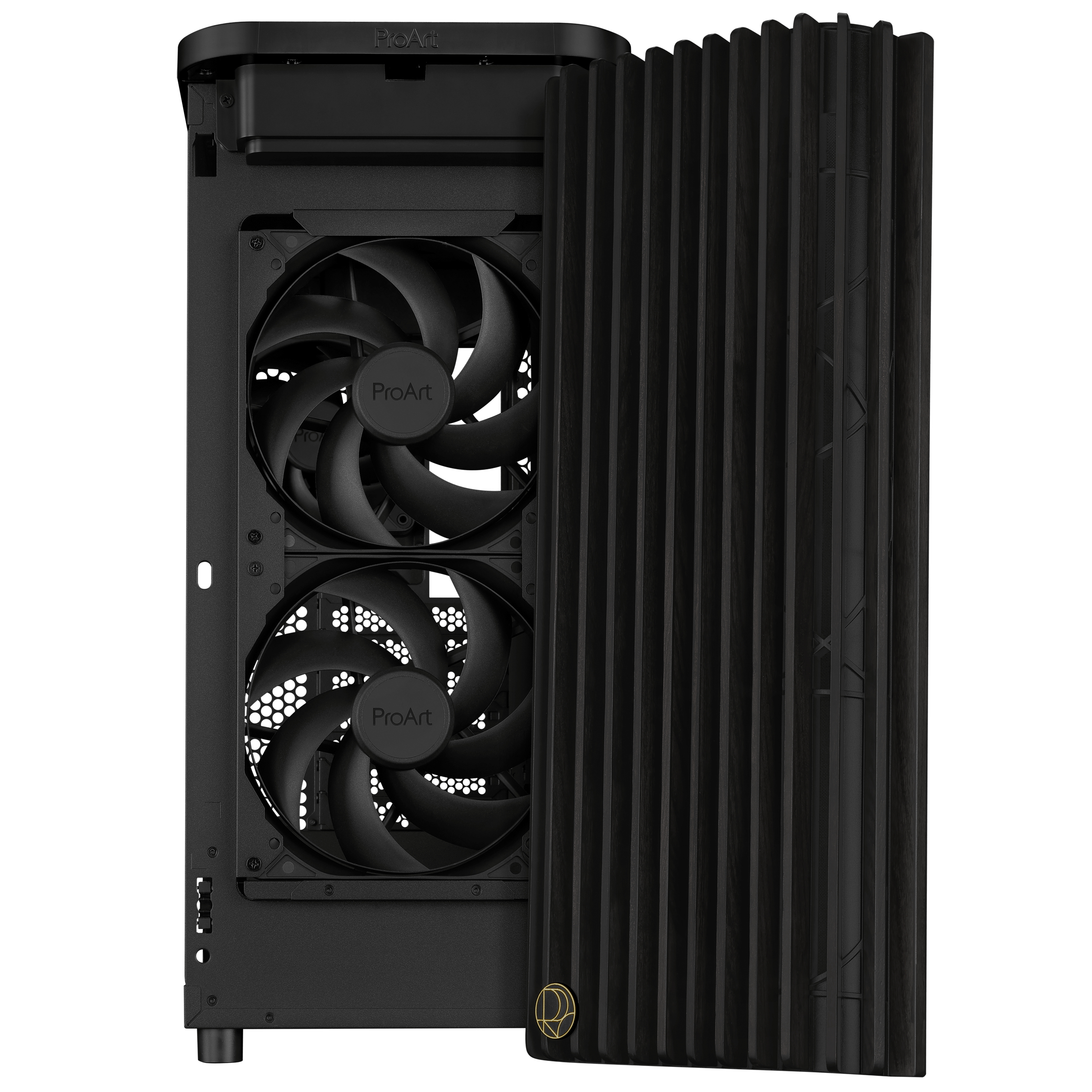 ASUS ProArt PA401 - Wood Edition - Tower - ATX - Seitenteil mit Fenster (geh�rtetes Glas)
