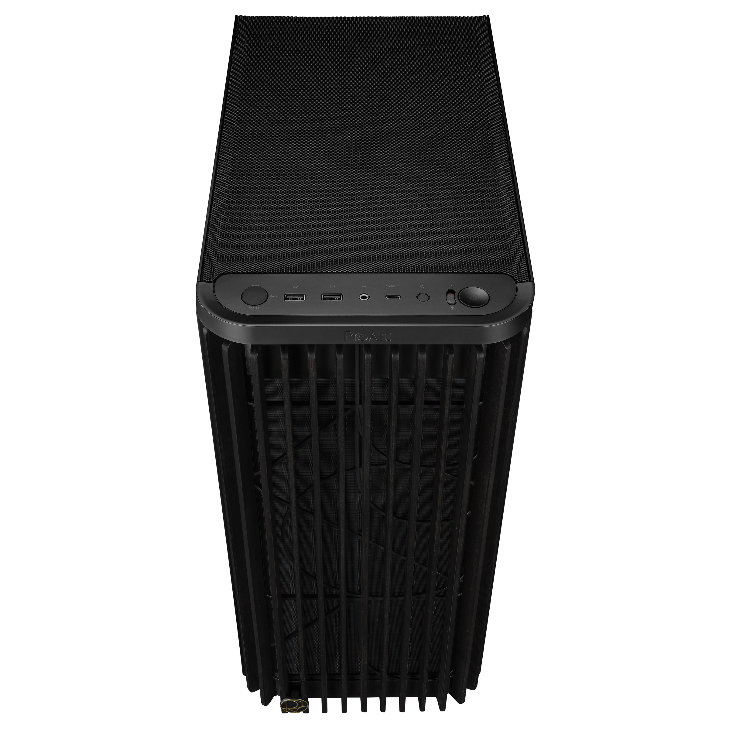 ASUS ProArt PA401 - Wood Edition - Tower - ATX - Seitenteil mit Fenster (geh�rtetes Glas)