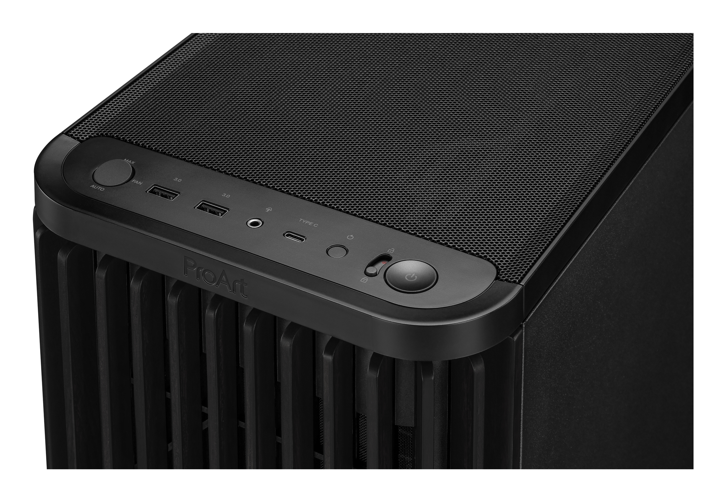 ASUS ProArt PA401 - Wood Edition - Tower - ATX - Seitenteil mit Fenster (geh�rtetes Glas)