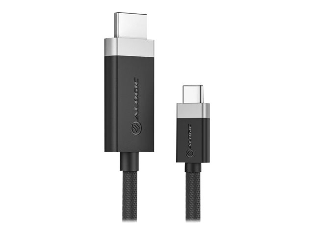 ALOGIC FUCHD2-SGR cavo e adattatore video 2 m HDMI tipo A (Standard) USB tipo-C Grigio
