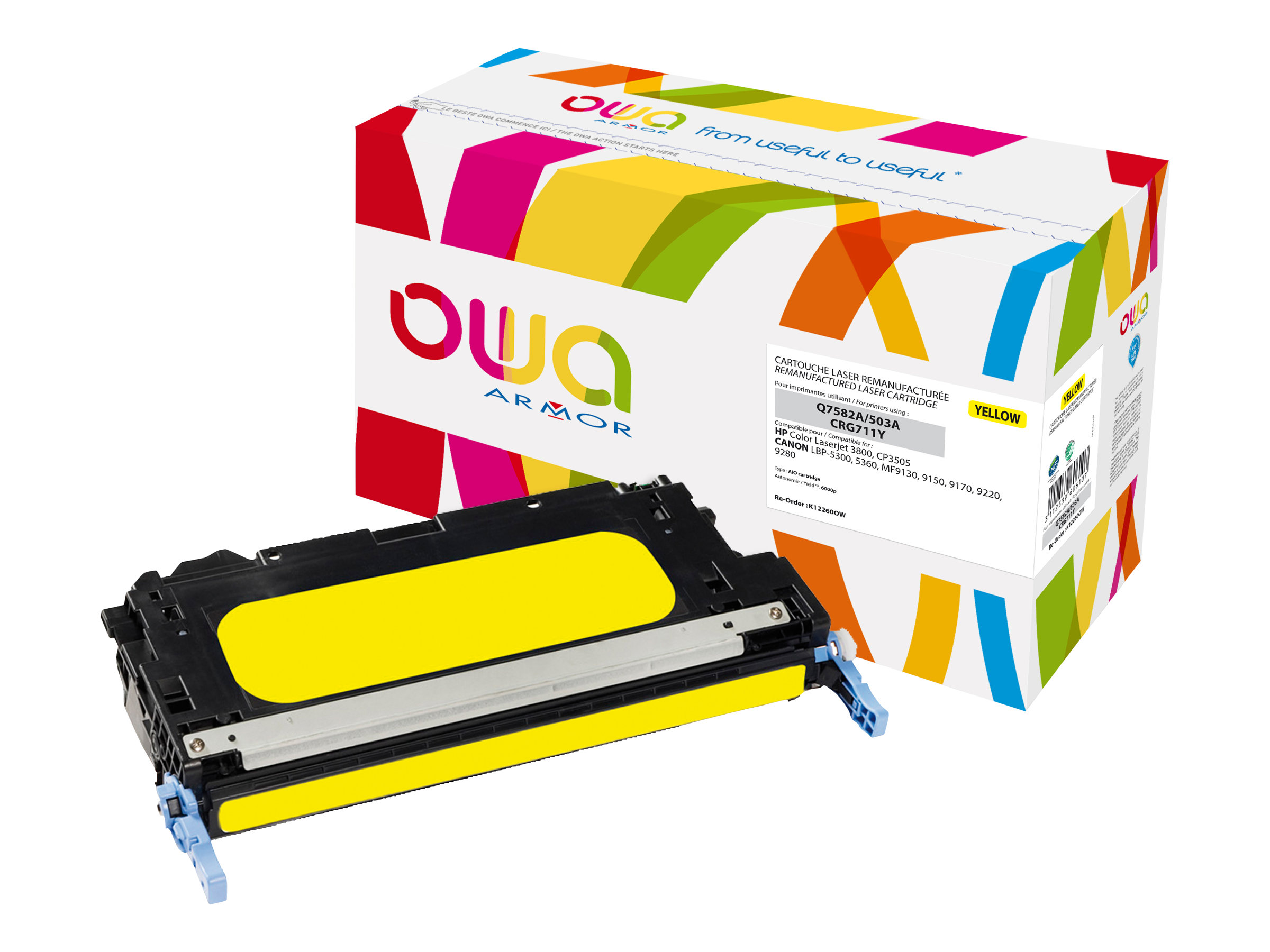 Armor Gelb - kompatibel - Tonerpatrone - fr HP Color LaserJet 3800