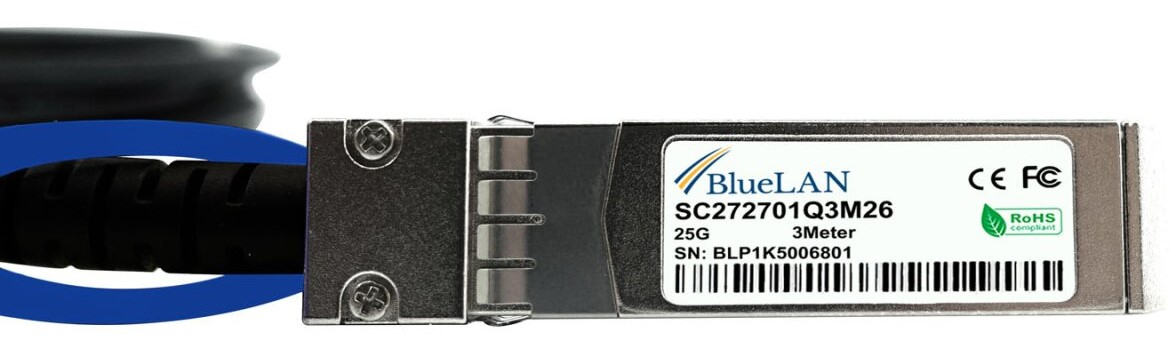 BlueOptics SFP28-DAC-5M kompatibles BlueLAN DAC SFP28 SC272701Q5M26