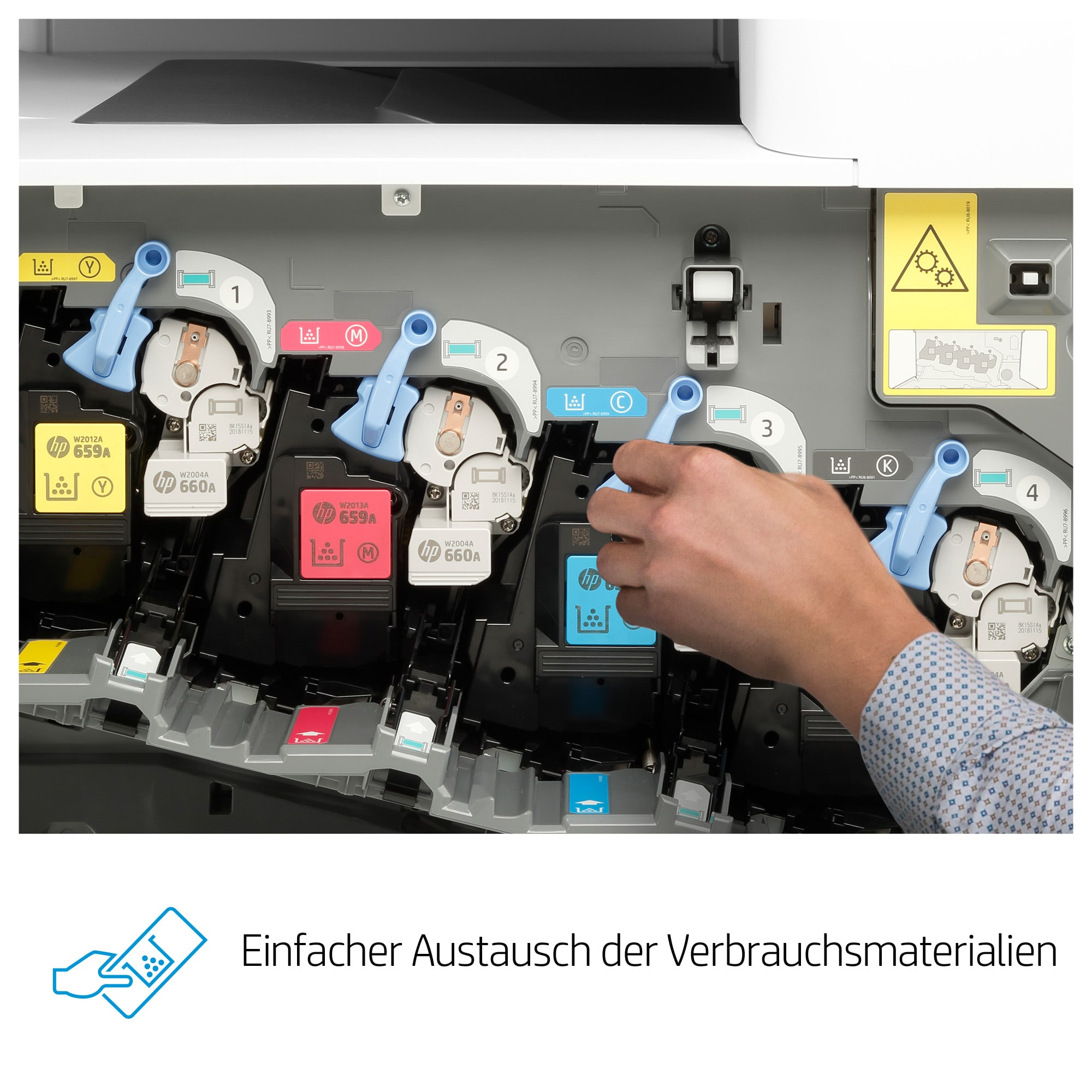 HP Color LaserJet Enterprise MFP M776dn - Multifunktionsdrucker - Farbe - Laser - 297 x 864 mm (Original)