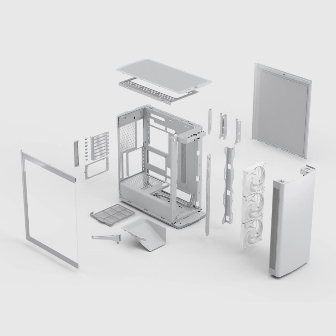 Fractal Design Define One Light TG Clear Tint - Tower - E-ATX - Seitenteil mit Fenster (geh�rtetes Glas)