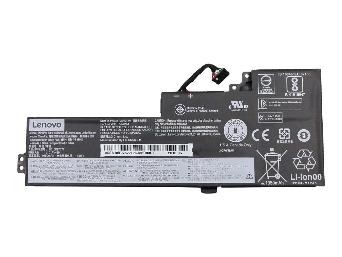 Lenovo LG Chem - Laptop-Batterie - Lithium-Ionen - 3 Zellen