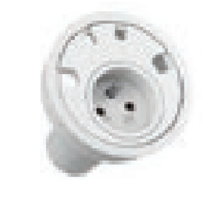Bachmann LOOP IN - 2 m - Indoor - Kunststoff - Wei - 1 AC-Ausgnge - 89 mm
