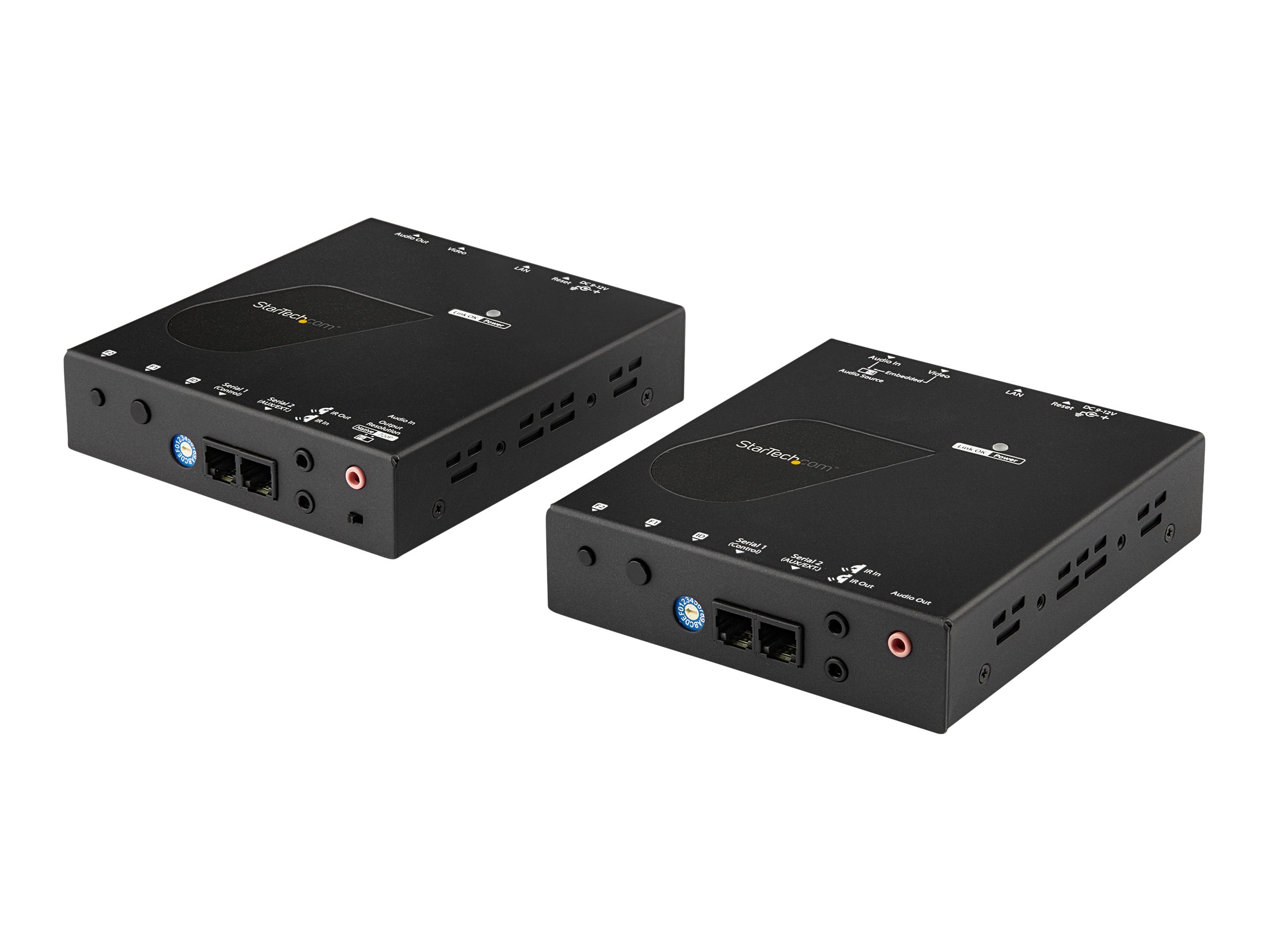 StarTech.com Juego Extensor HDMI 1080p por IP compatible Vdeo Wall - Juego Transmisor Receptor HDMI por Ethernet Cat5 Cat6 - Alargador