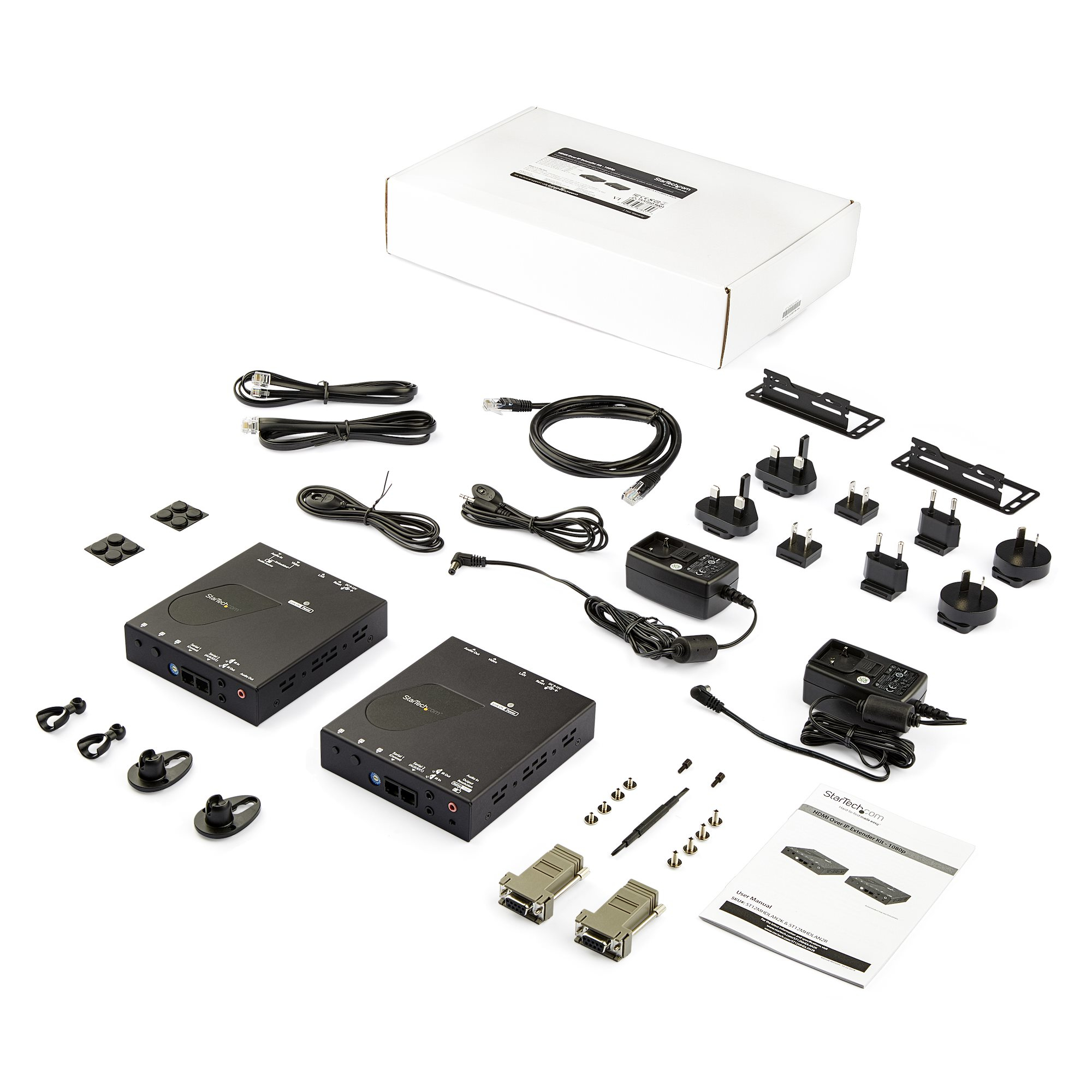 StarTech.com HDMI �ber IP Extender Set mit Videowall Unterst�tzung