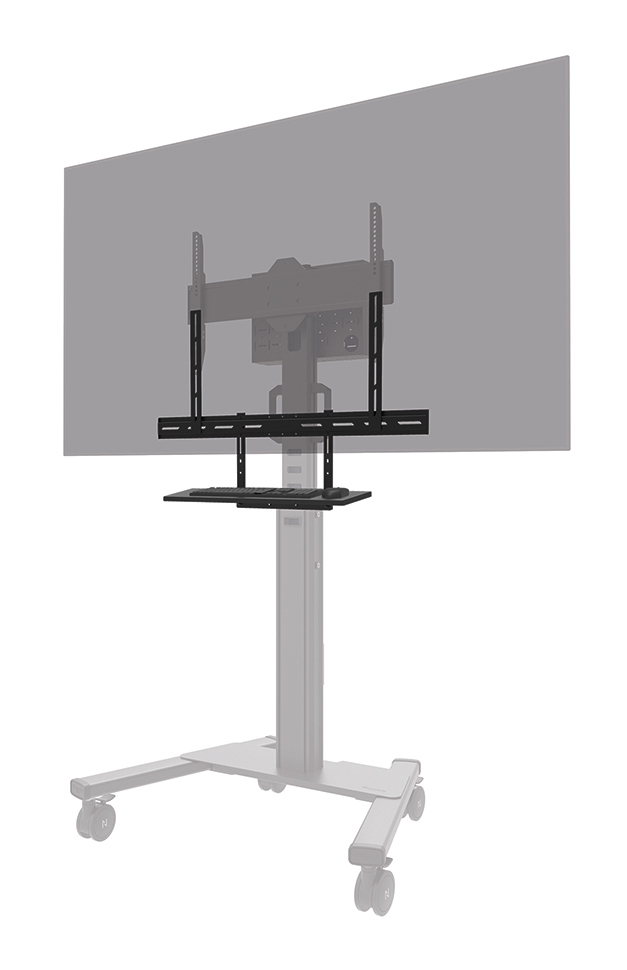 Neomounts AV40-500BL Keyboard shelf kit 43-110 - VESA - max 2,5 kg - universal