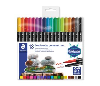 Staedtler 3187 marcatore permanente Multicolore 18 pz