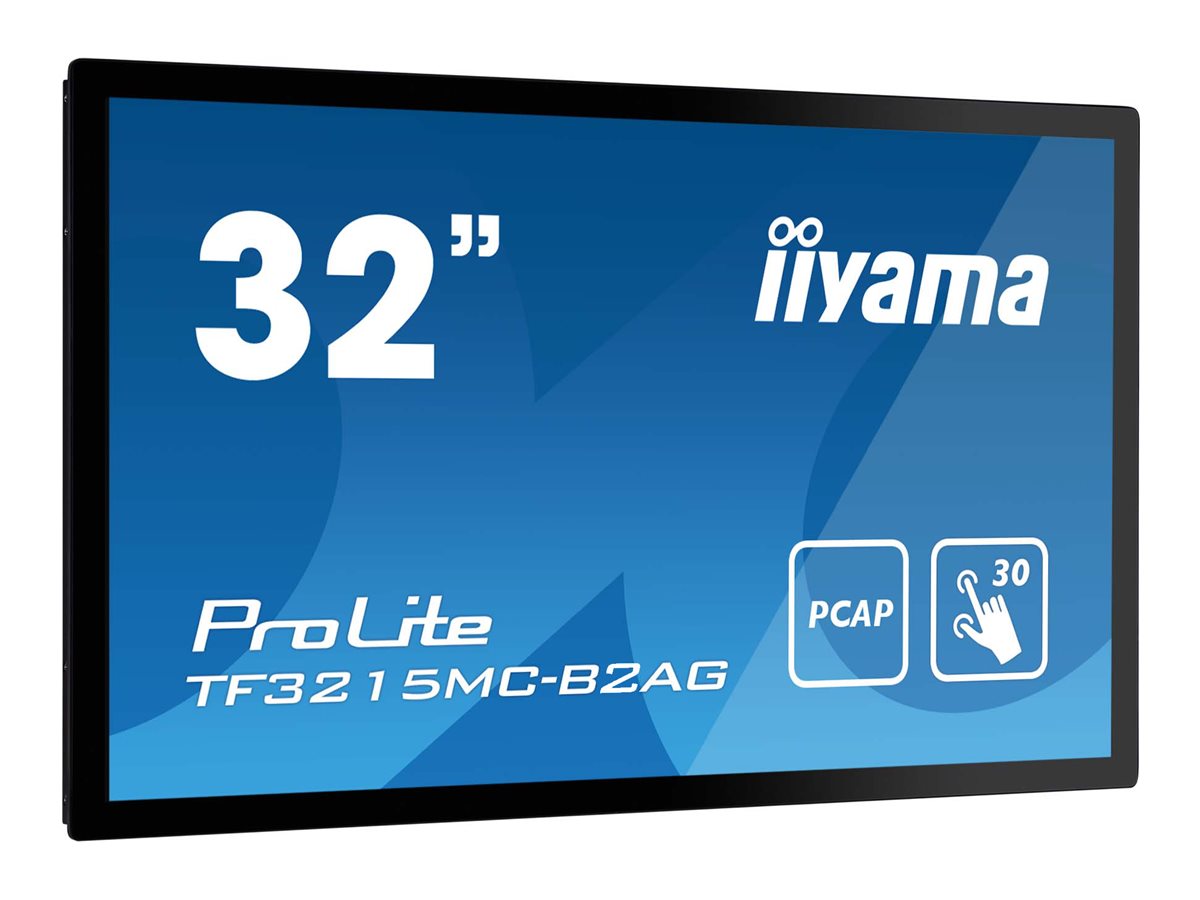 iiyama ProLite TF3215MC-B2AG computer monitor 80 cm (31.5) 1920 x 1080 pixels Full HD LED Touchscreen Kiosk Black