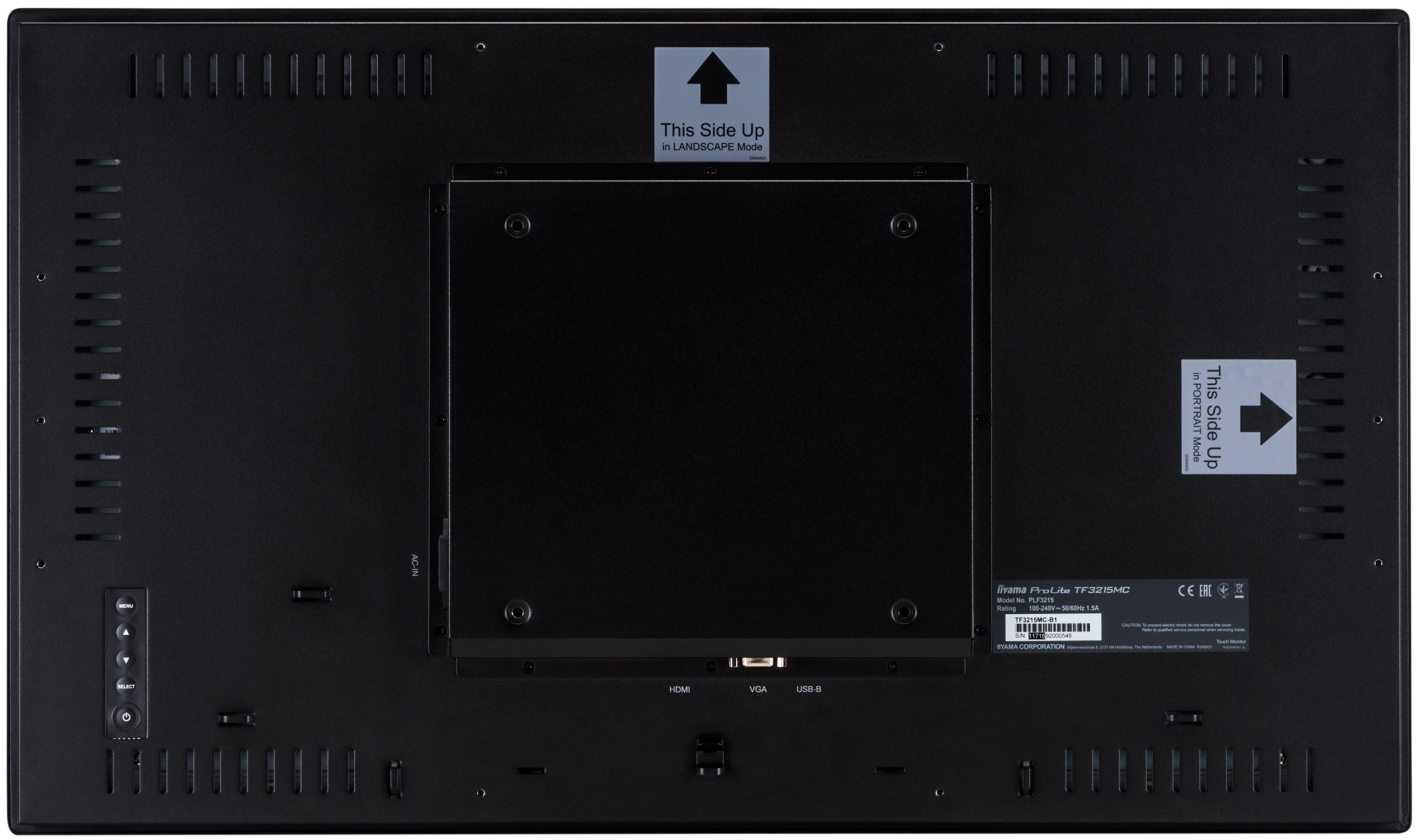 iiyama ProLite TF3215MC-B2AG computer monitor 80 cm (31.5) 1920 x 1080 pixels Full HD LED Touchscreen Kiosk Black