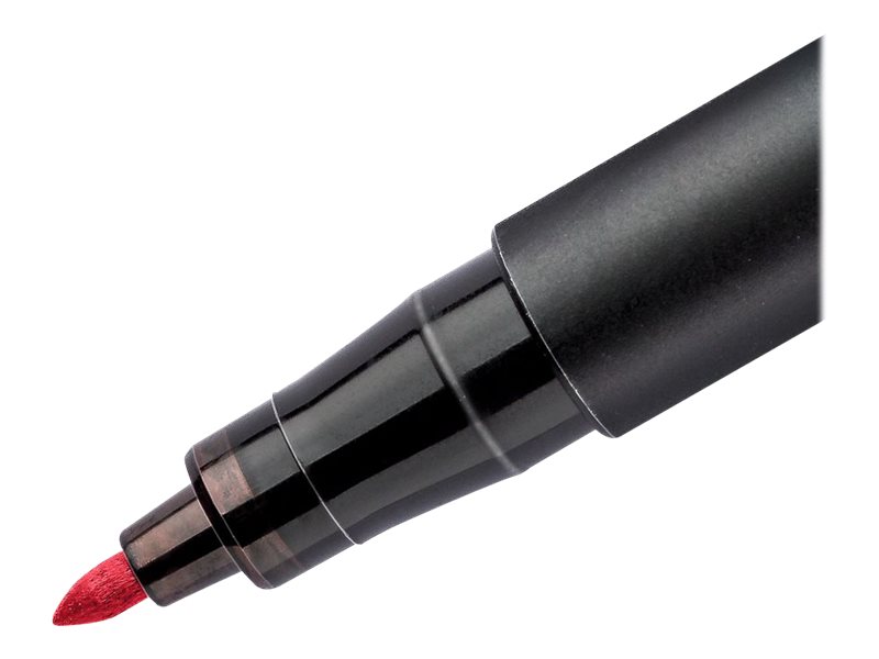 STAEDTLER Lumocolor 317 - Marker - permanent - Schwarz, Rot, Blau, Gr�n - 1 mm - Mittel (Packung mit 4)