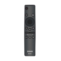 Savio RC-12 remote control IR Wireless TV Press buttons - TV - IR Wireless - Drucktasten - Schwarz