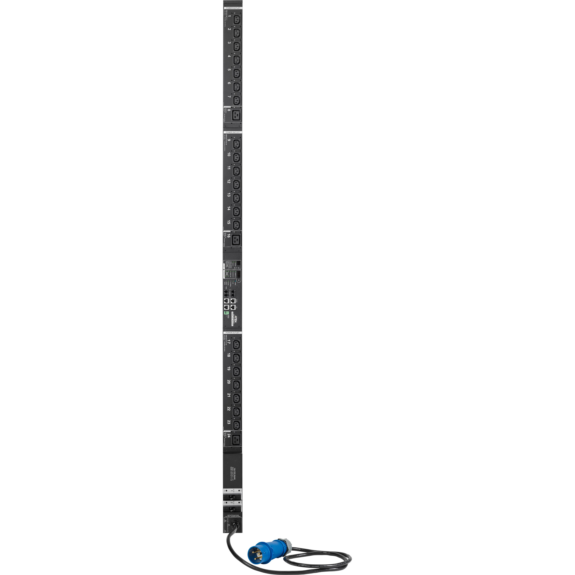 ATEN PE8216G power distribution unit (PDU) 16 AC outlet(s) 0U Black
