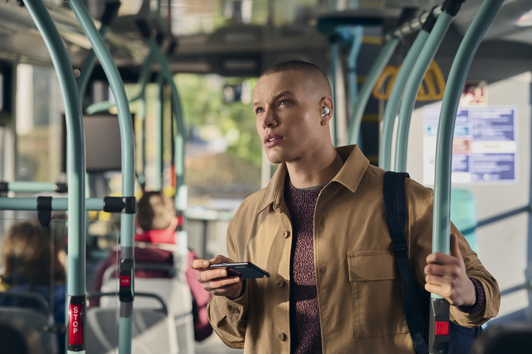Sony Cuffie LinkBuds True Wireless - Connessione Bluetooth multipoint* - Batteria fino a 17,5h - Ottimizzate per Alexa e Google Assistant - Microfono integrato per le chiamate - Grigio