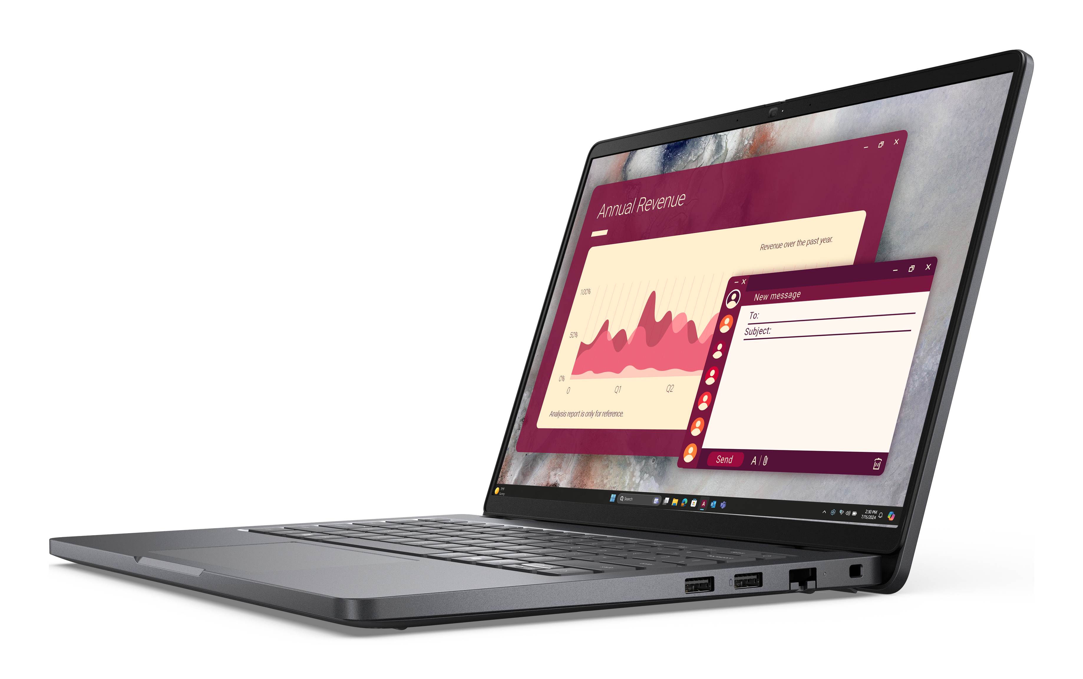 Dell Pro 14 PC14250 - Intel Core Ultra 5 225U / 1.5 GHz - Win 11 Pro - Intel Graphics - 16 GB RAM - 512 GB SSD NVMe - 35.56 cm (14)