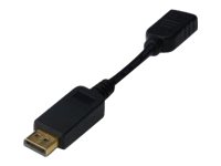 DIGITUS DisplayPort Adapter / Konverter, DP/St - HDMI Typ A/Bu