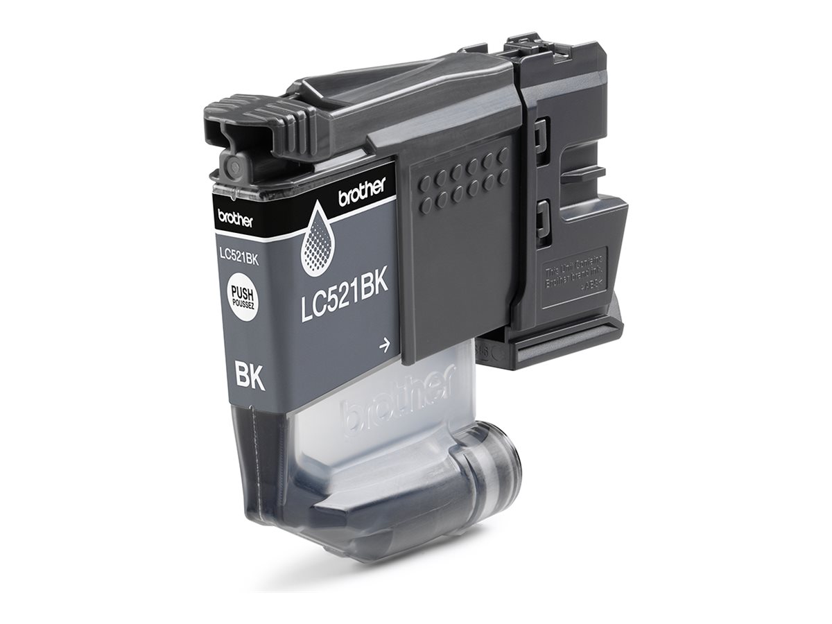 Brother LC521BK Genuine Ink Cartridge - Black
