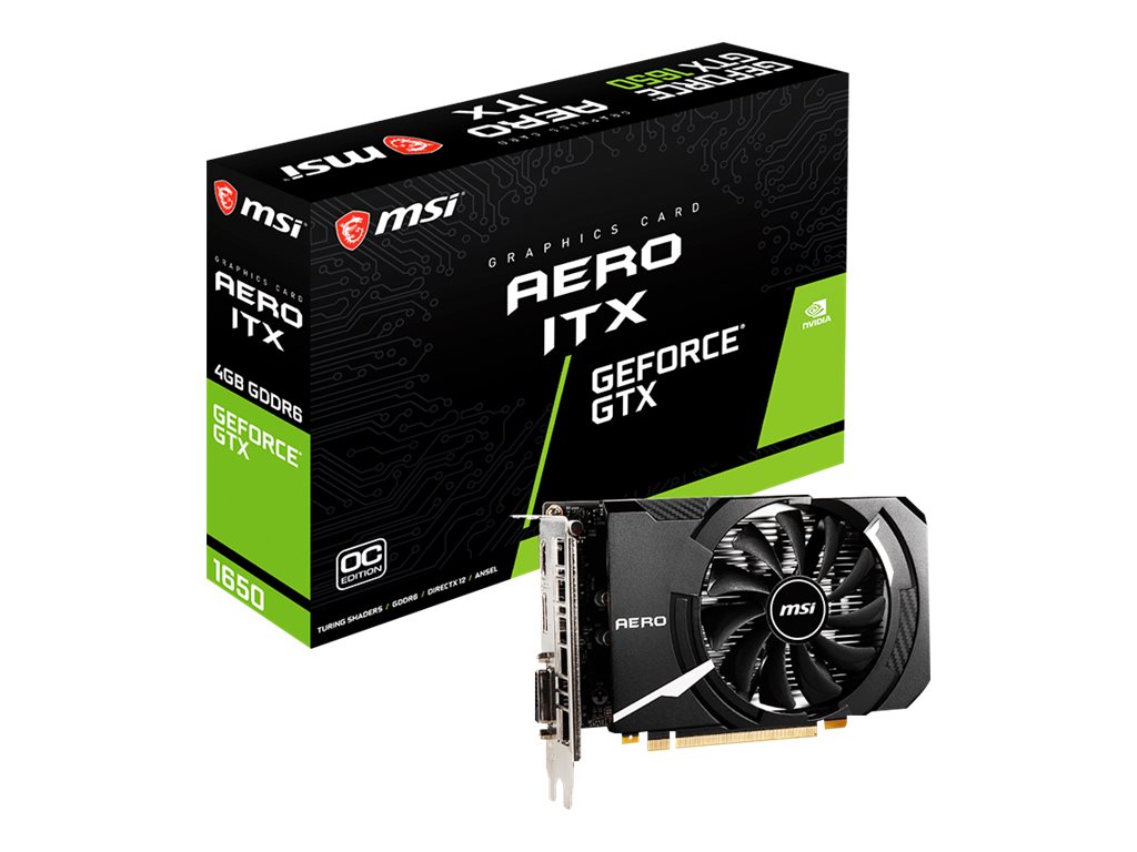 MSI GeForce GTX 1650 D6 AERO ITX OC - Grafikkarten