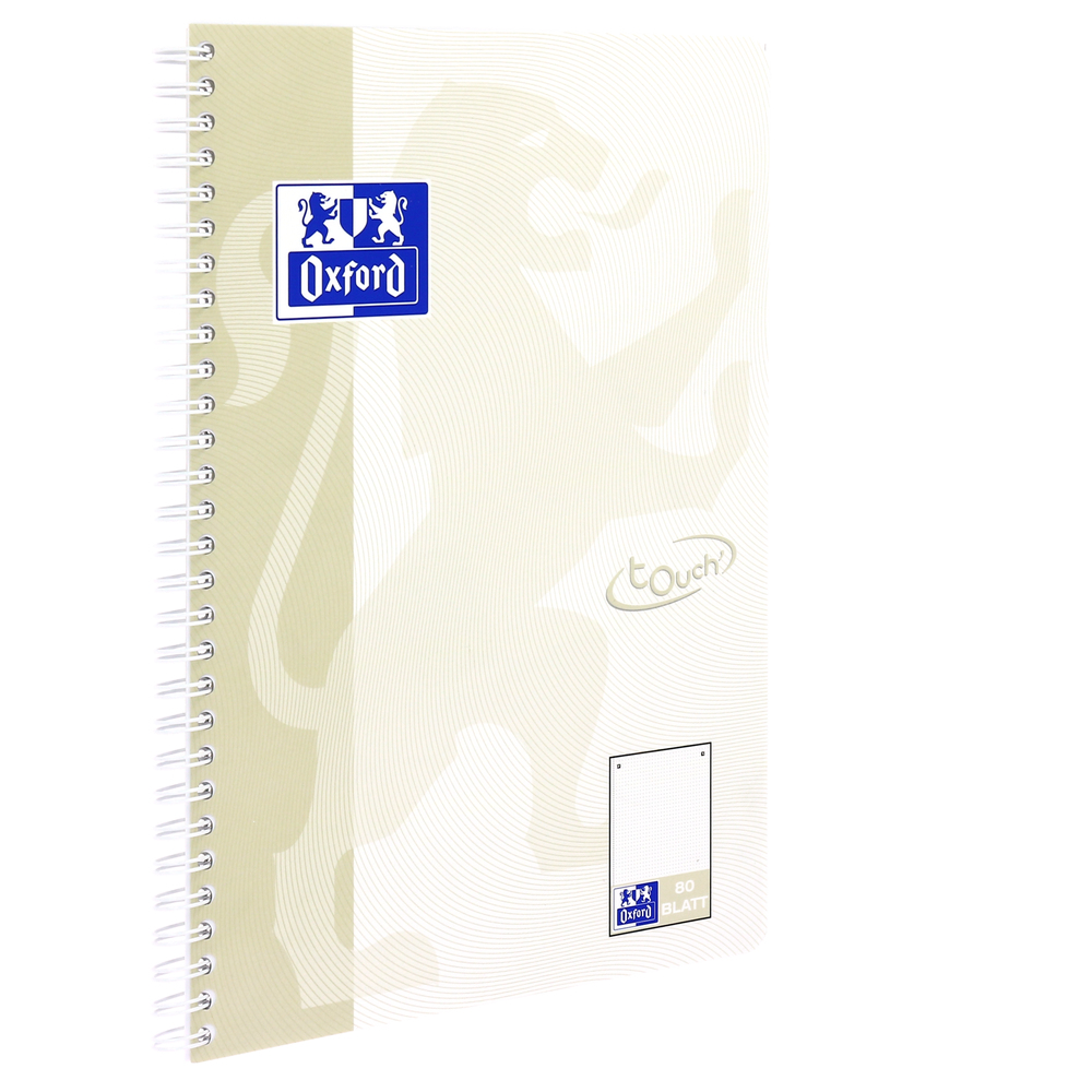 Oxford TOUCH writing notebook B5 80 sheets Beige