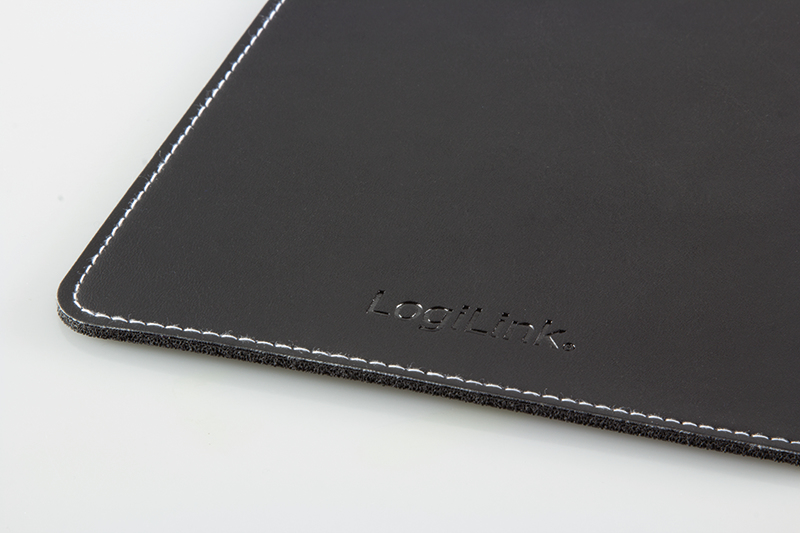 LogiLink Mouse Pad Leather - Mauspad - Schwarz
