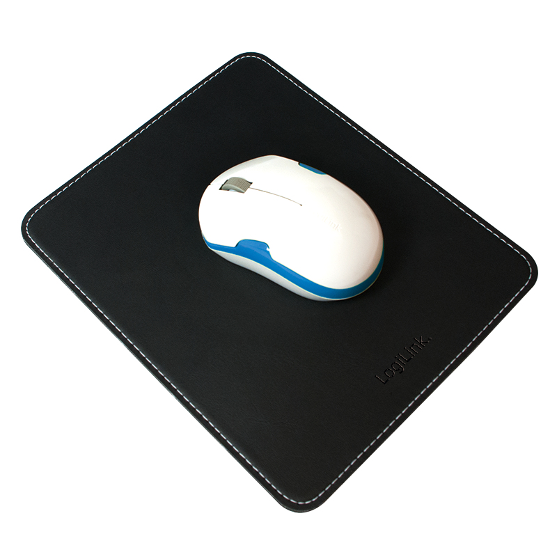 LogiLink Mouse Pad Leather - Mauspad - Schwarz