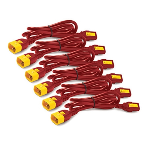 APC AP8704S-WWX340 cble lectrique Rouge 1,22 m Coupleur C13 Coupleur C14