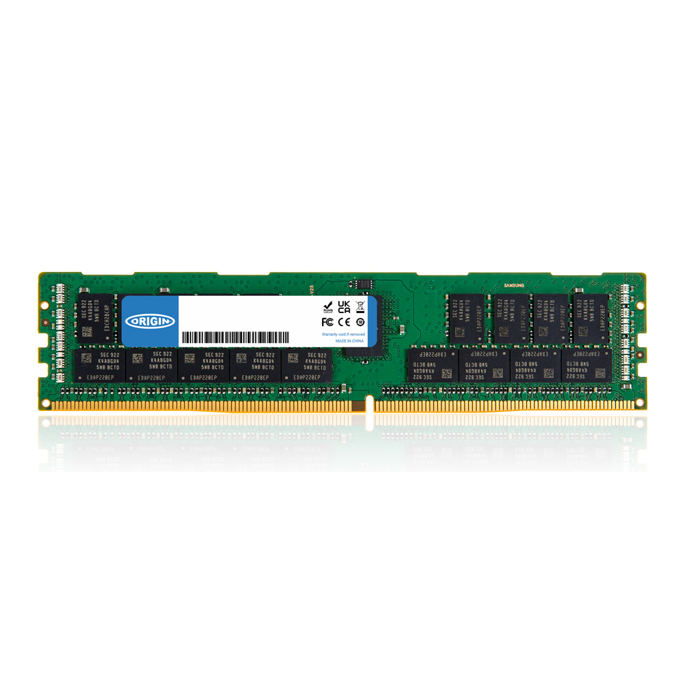 Origin Storage 16GB DDR4 3200MHz RDIMM 2Rx8 ECC 1.2V memoria 1 x 16 GB Data Integrity Check (verifica integrit� dati)