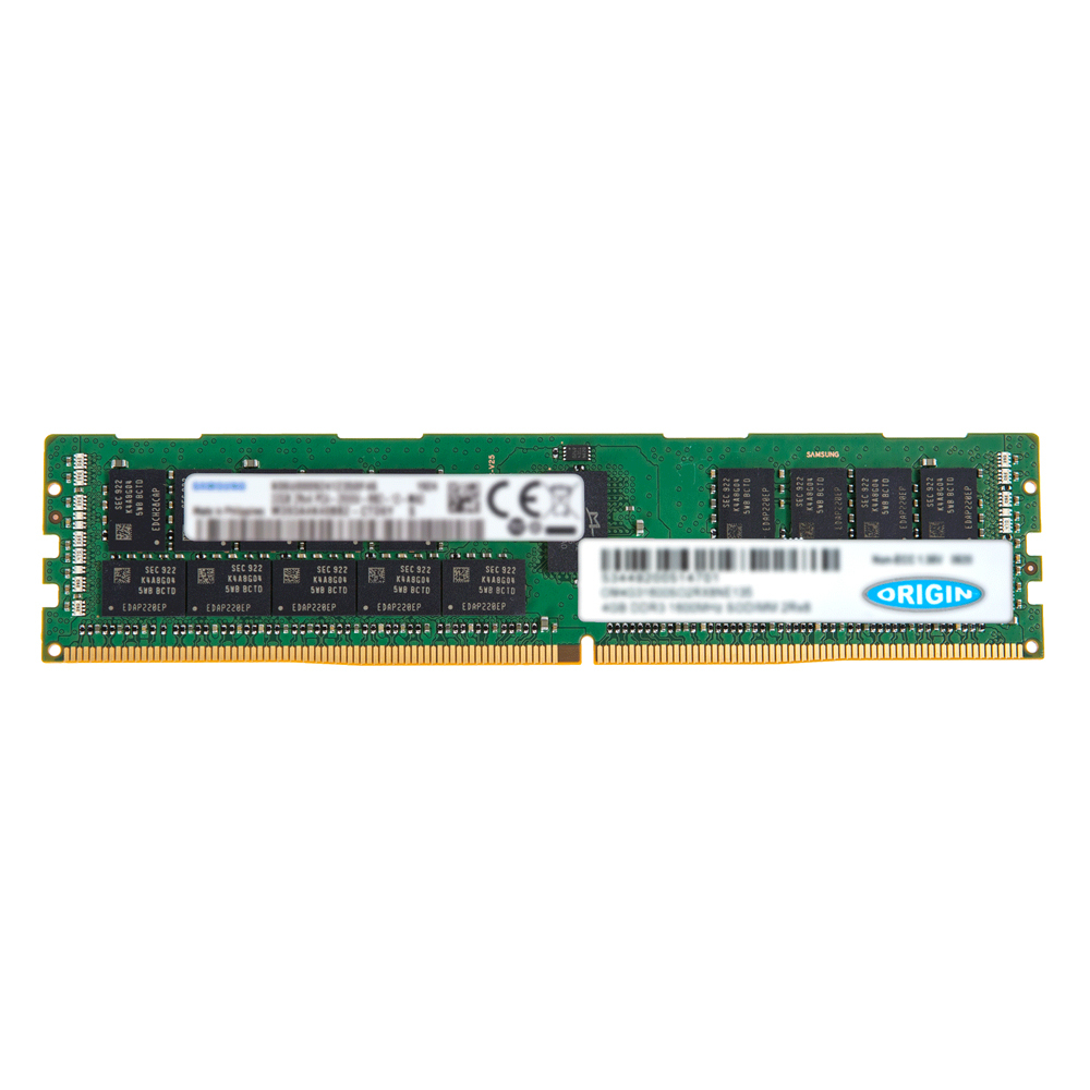 Origin Storage 16GB DDR4 3200MHz RDIMM 2Rx8 ECC 1.2V memoria 1 x 16 GB Data Integrity Check (verifica integrit� dati)
