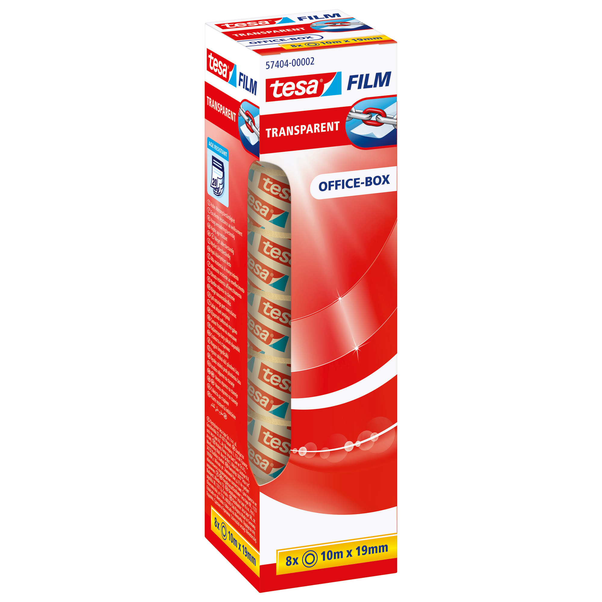 TESA 57404 10 m Transparent 8 pc(s)