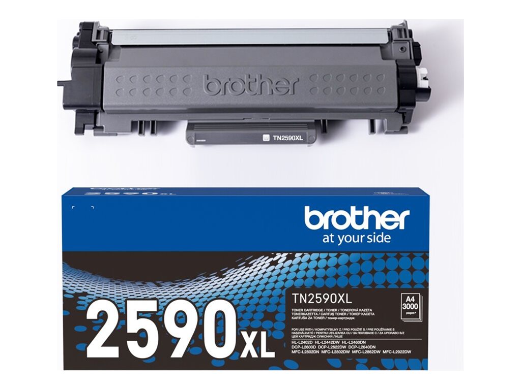 Brother TN-2590XL cartucho de t�ner 1 pieza(s) Original Negro
