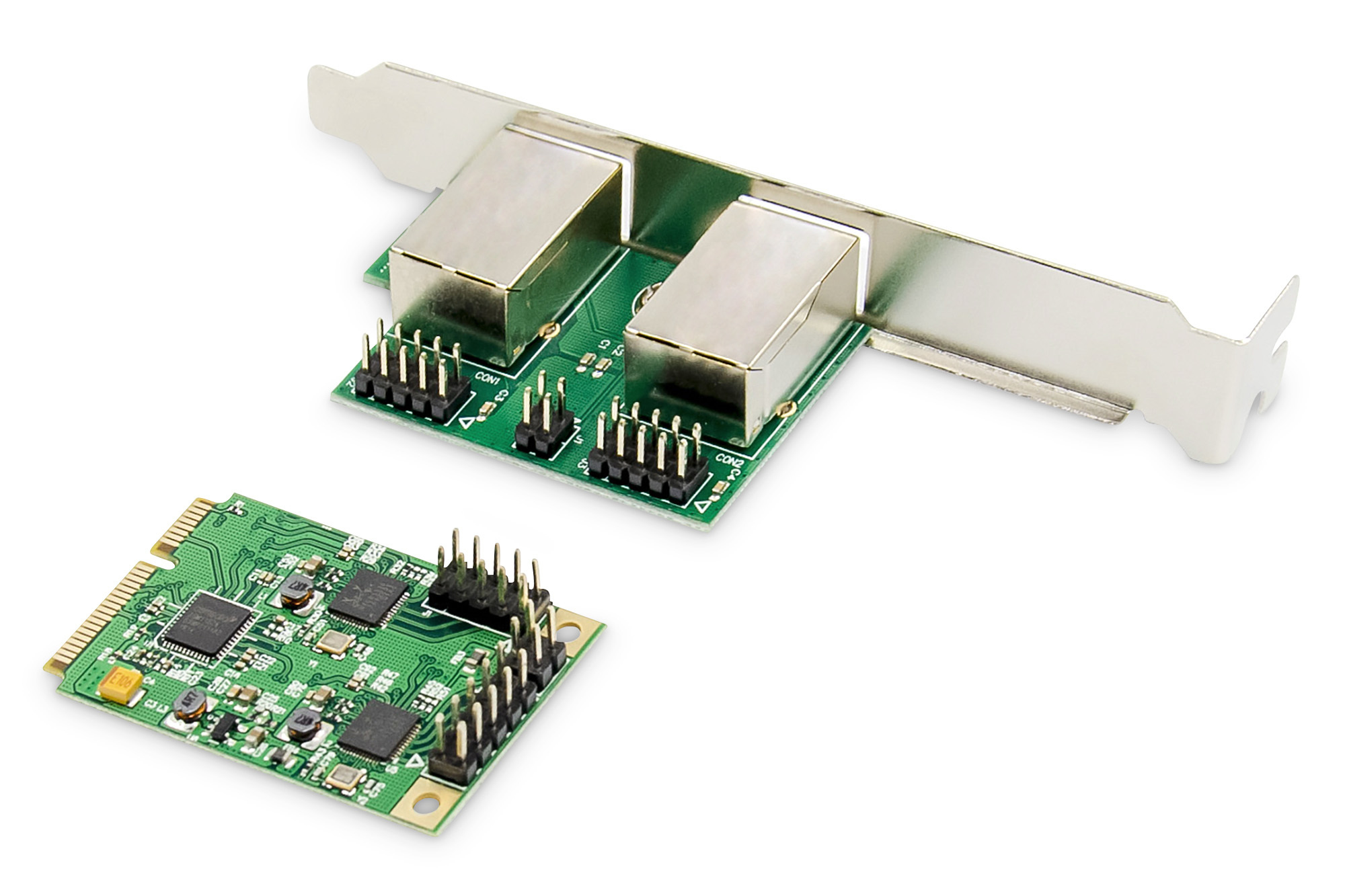 DIGITUS Dual Gigabit Ethernet Mini PCI Express Netzwerkkarte