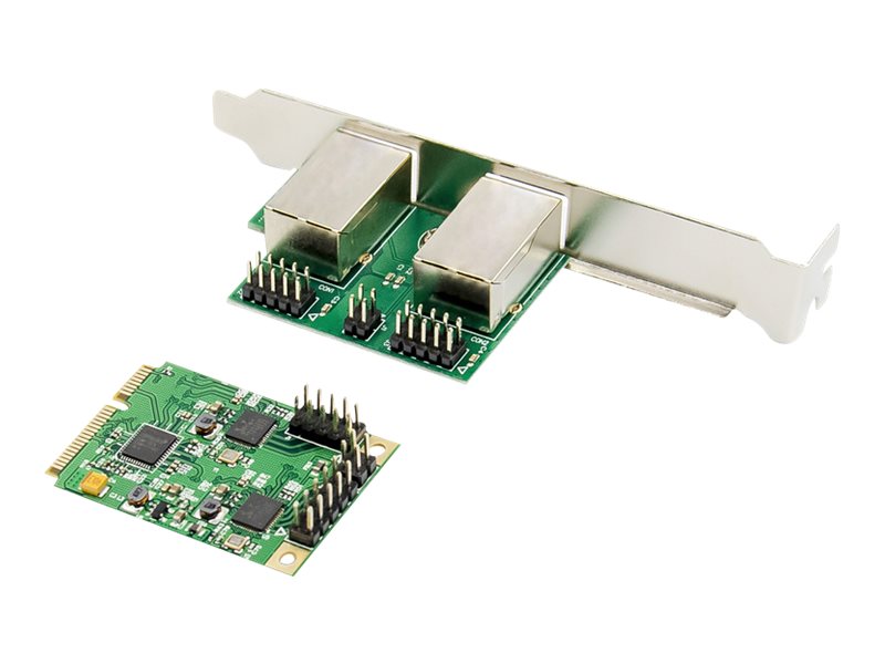 DIGITUS Dual Gigabit Ethernet Mini PCI Express Netzwerkkarte