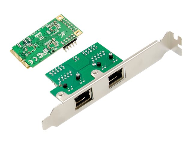 DIGITUS Dual Gigabit Ethernet Mini PCI Express Netzwerkkarte