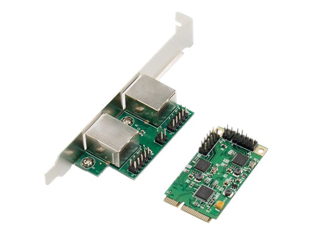 DIGITUS Dual Gigabit Ethernet Mini PCI Express Netzwerkkarte