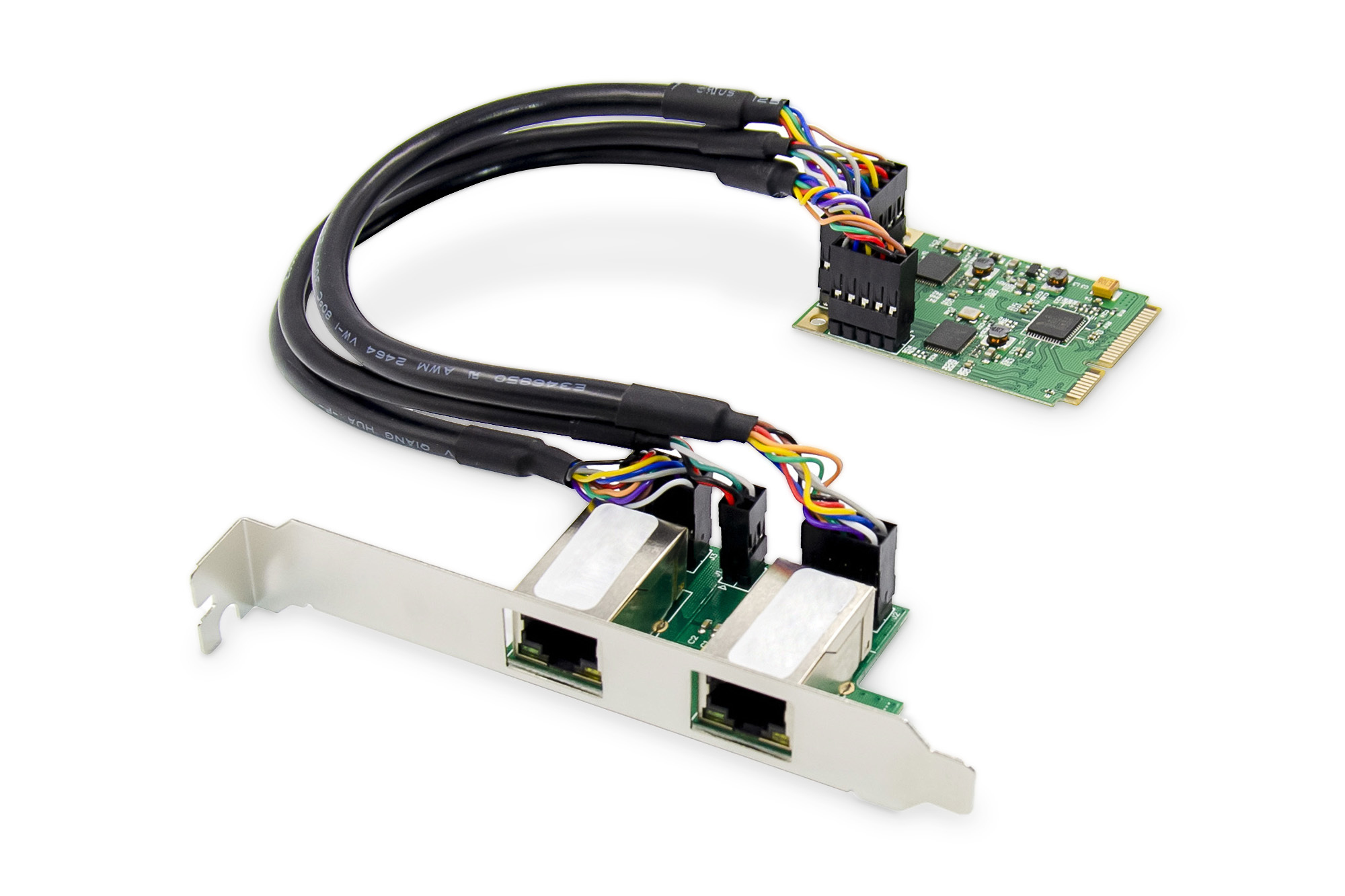 DIGITUS Dual Gigabit Ethernet Mini PCI Express Netzwerkkarte