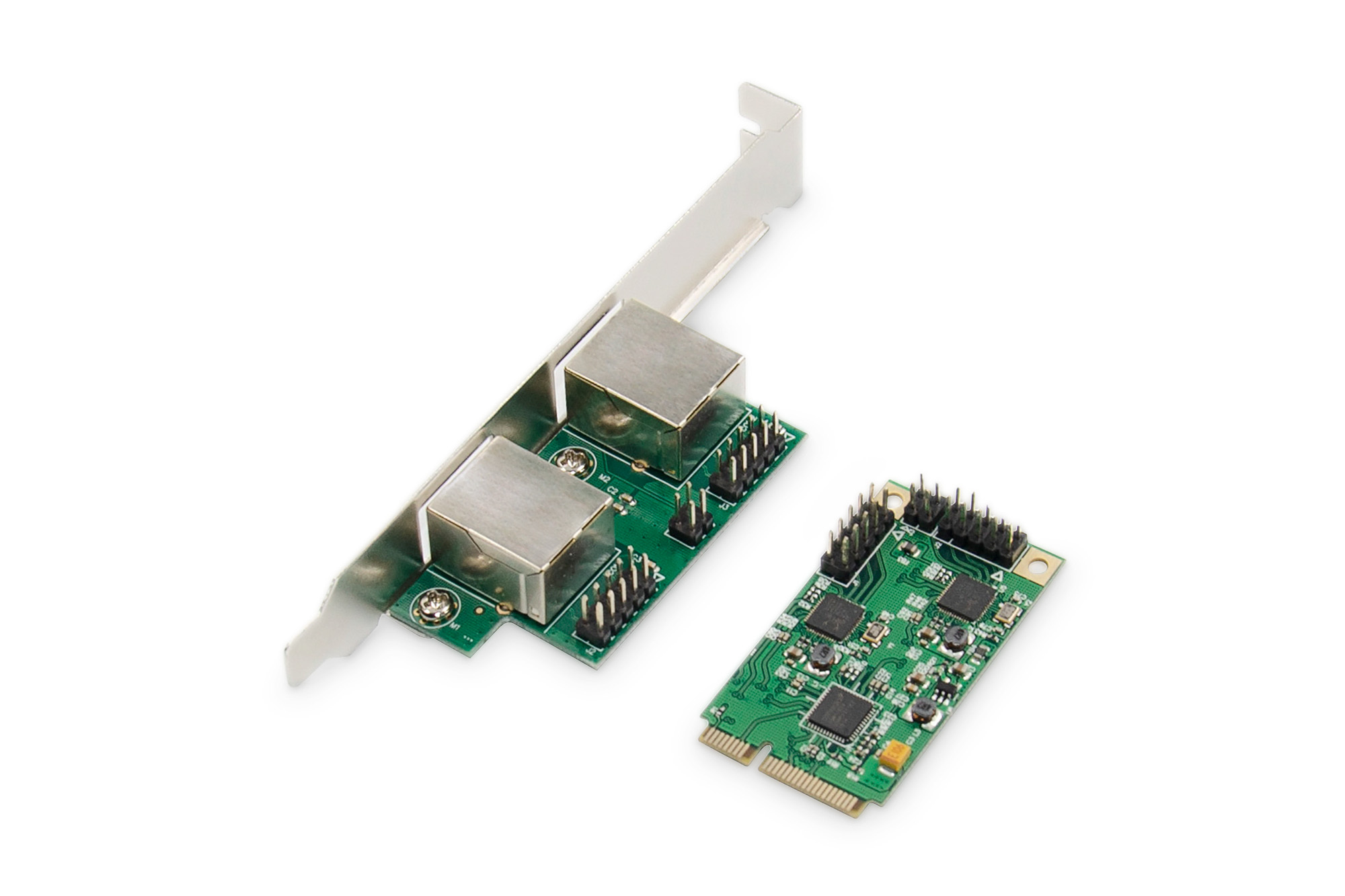 DIGITUS Dual Gigabit Ethernet Mini PCI Express Netzwerkkarte
