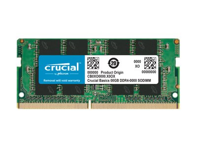 Crucial CB8GS3200 module de m�moire 8 Go 1 x 8 Go DDR4 260-pin SO-DIMM
