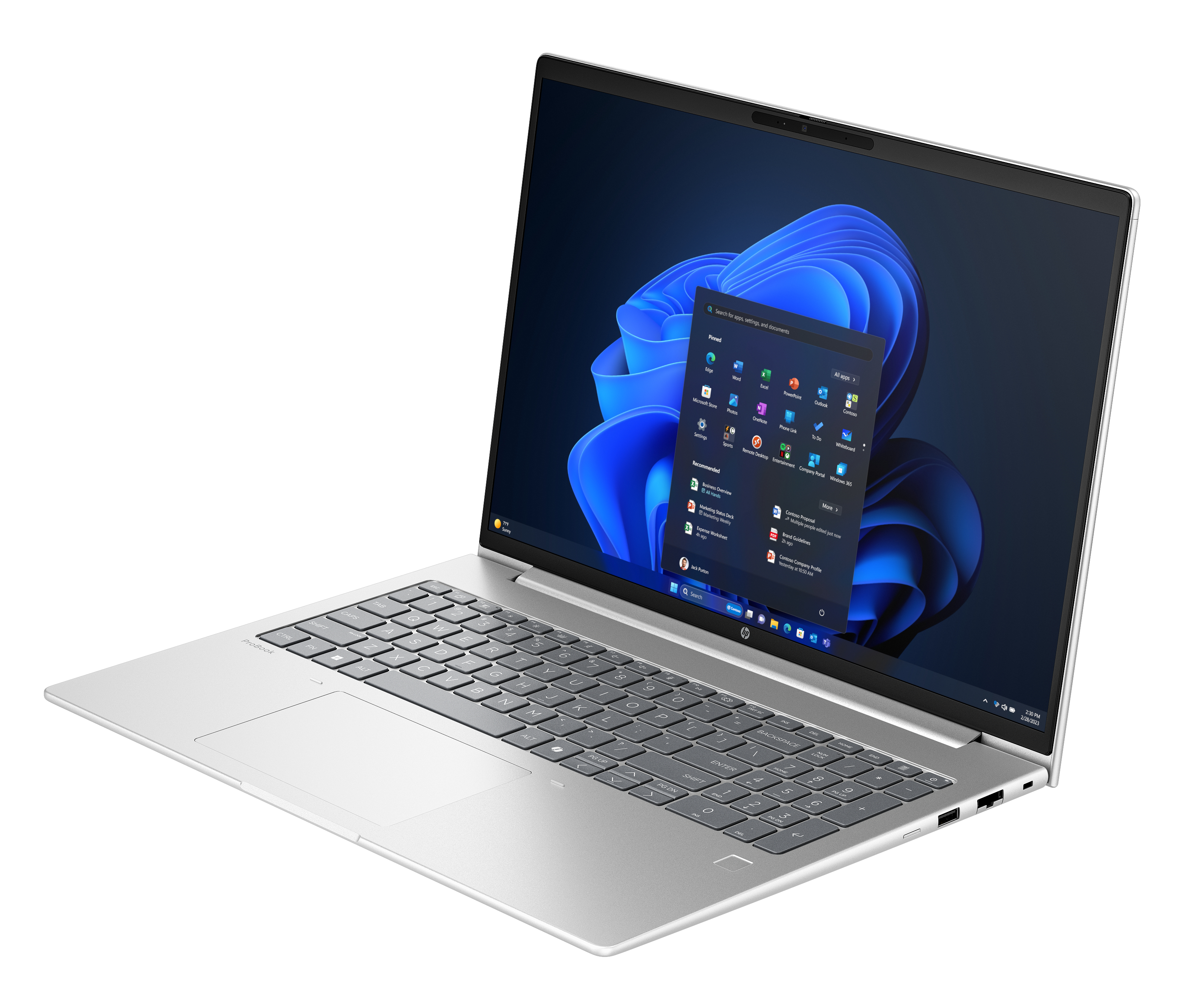 HP ProBook 4 G1a Notebook AI - AMD Ryzen 7 250 - Win 11 Pro - Radeon 780M - 24 GB RAM - 512 GB SSD NVMe - 40.6 cm (16)