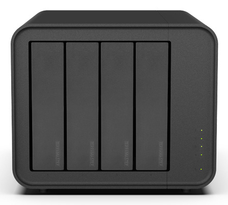 TerraMaster D4-320 unidad de disco multiple Escritorio Negro