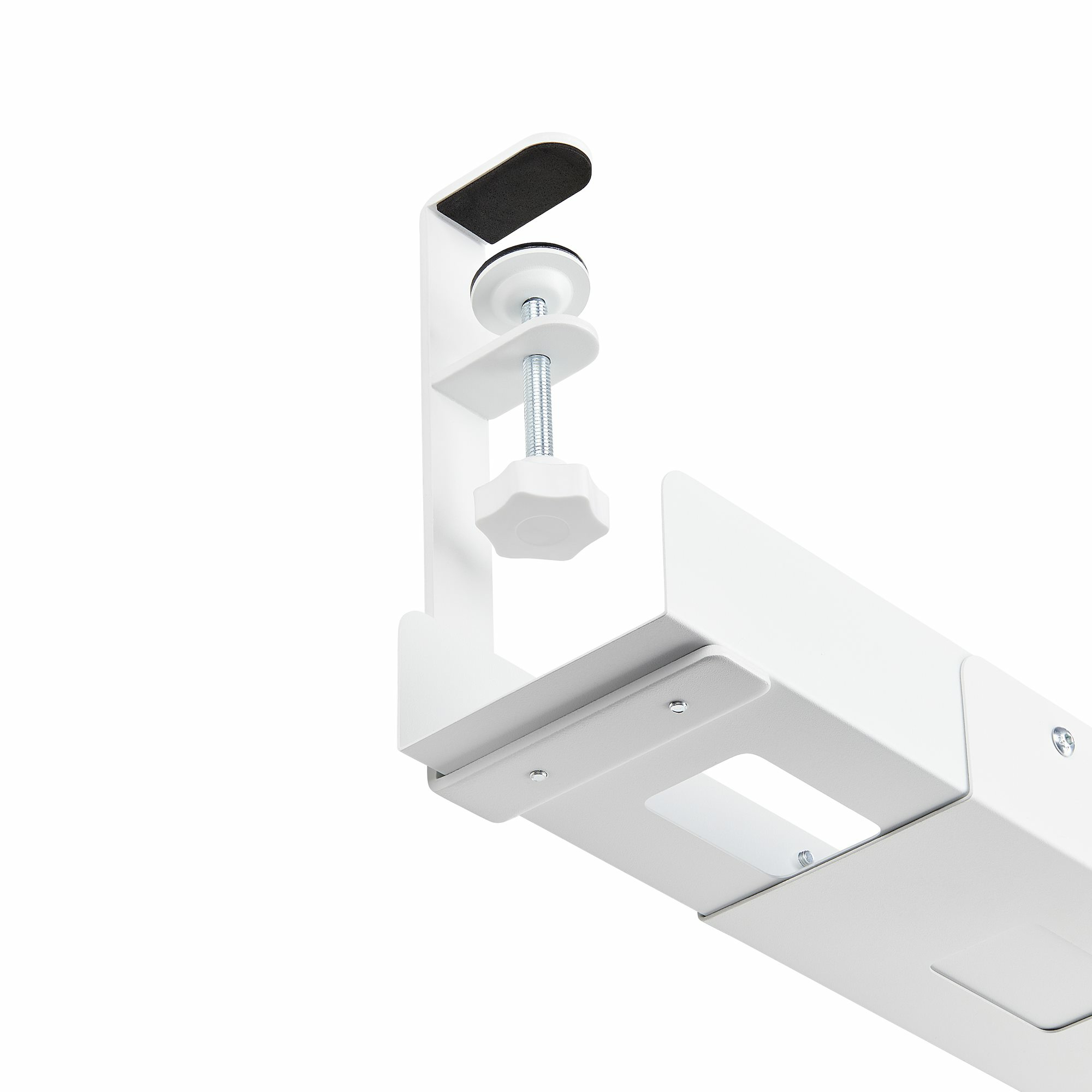 StarTech.com Under Desk Cable Management Tray, Clamp-on Installation
