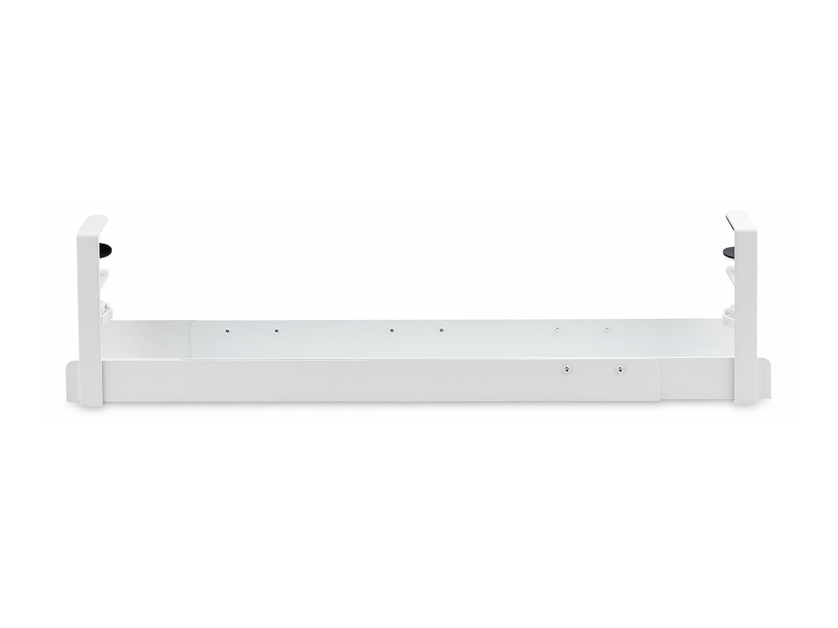 StarTech.com Under Desk Cable Management Tray, Clamp-on Installation