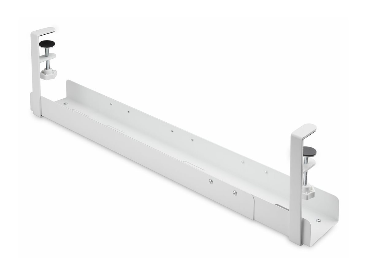StarTech.com Under Desk Cable Management Tray, Clamp-on Installation
