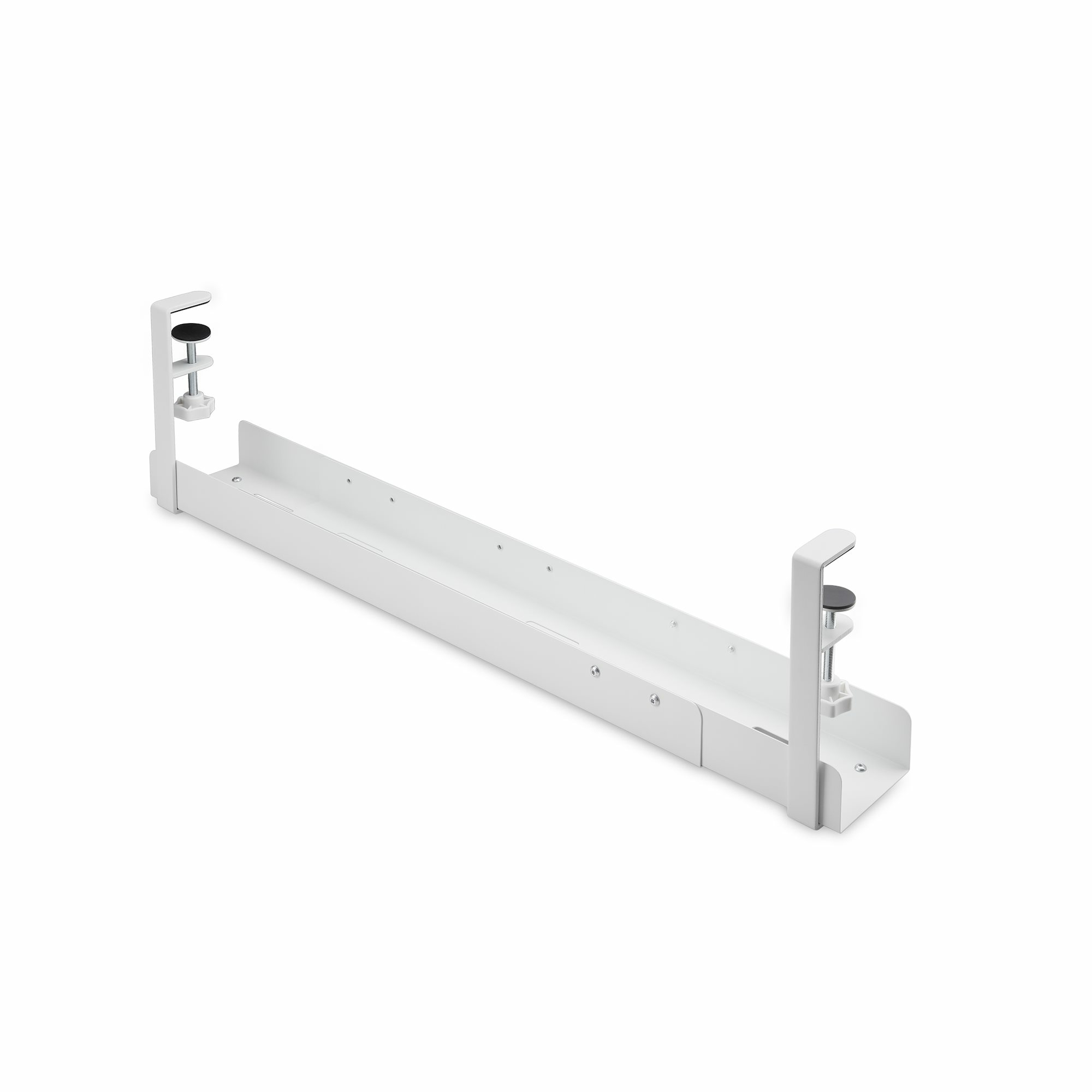 StarTech.com Under Desk Cable Management Tray, Clamp-on Installation